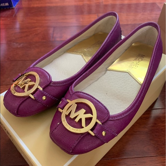 michael kors slippers mens purple